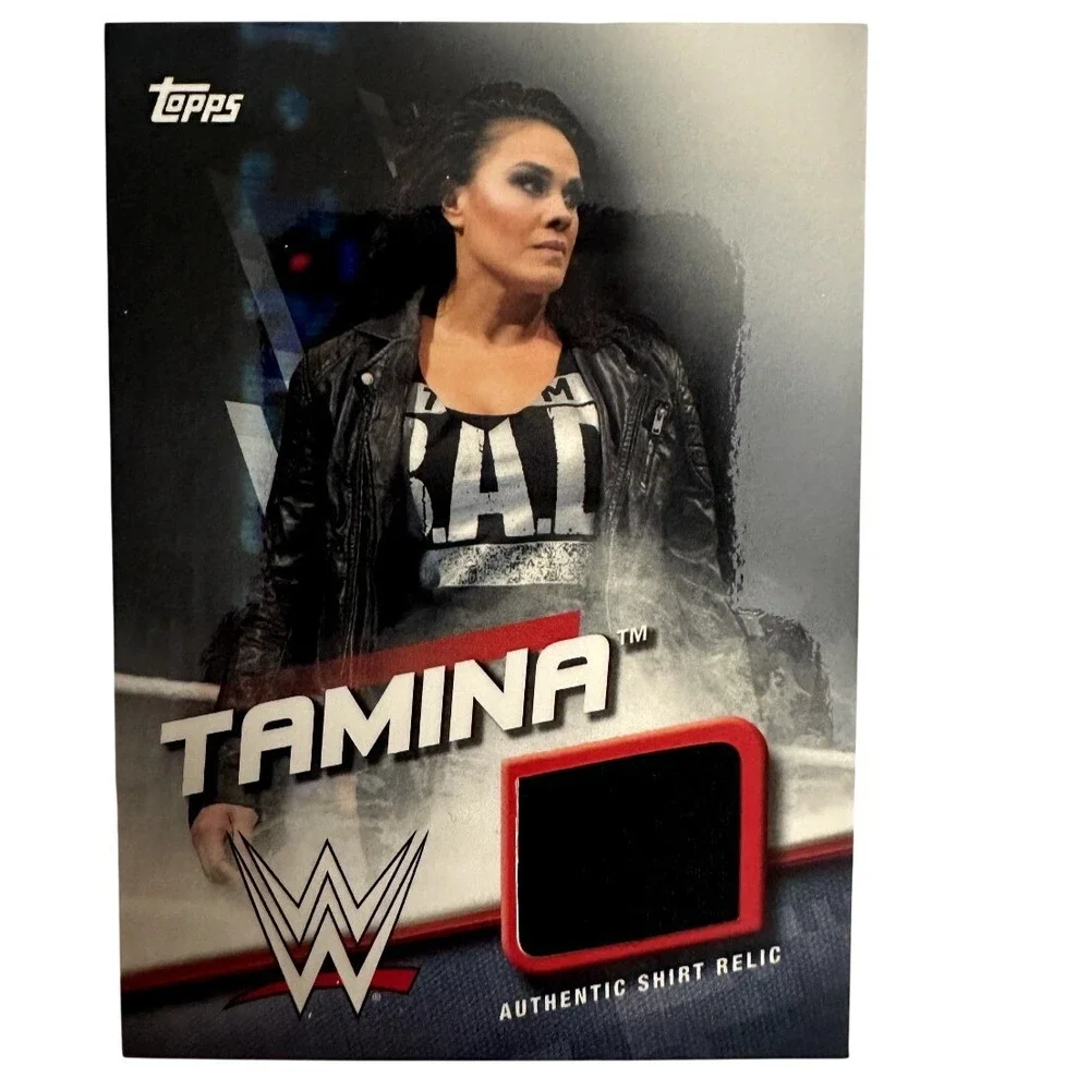 2016 Topps WWE Tamina Authentic Shirt Relic Card #170/199 Wrestling Memorabilia